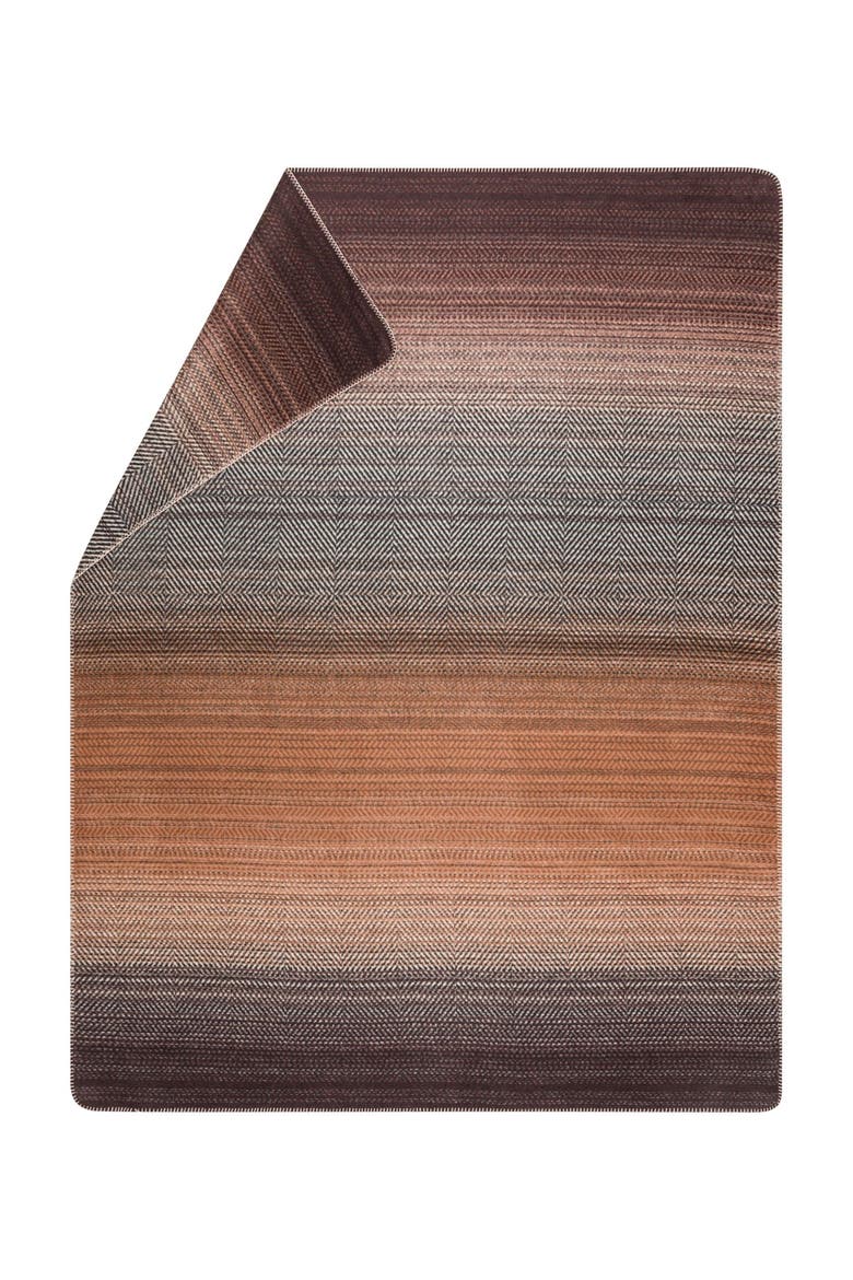 Savona Throw Gradient Herringbone, Main, color, Terra Cotta