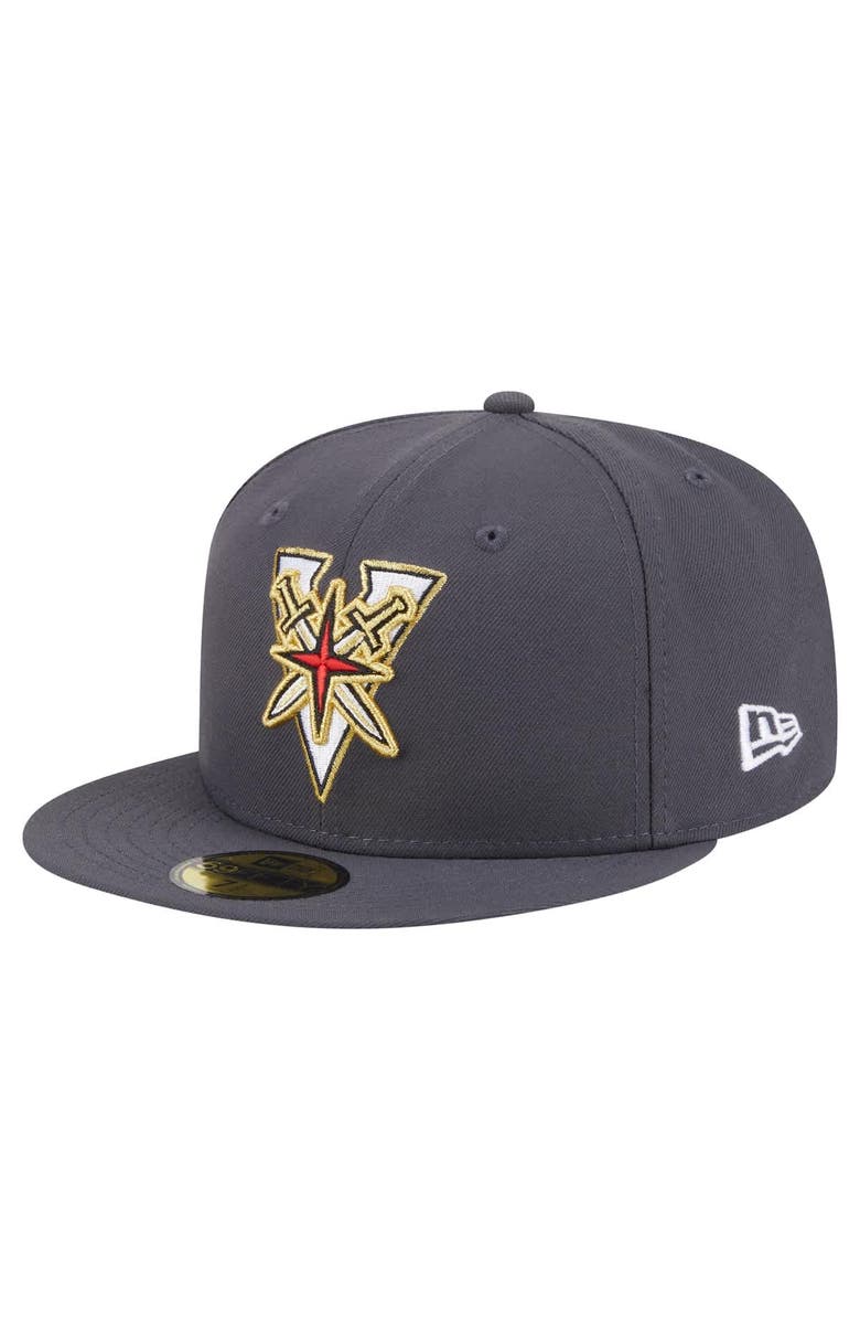 New Era Men's New Era  Black Vegas Golden Knights Deceptor 59FIFTY Fitted Hat, Alternate, color, 