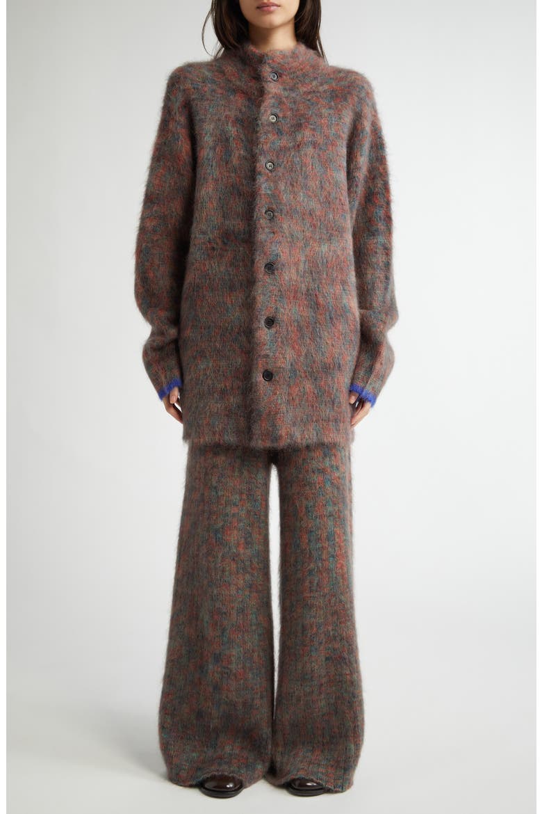 Ludvig Oversize Alpaca & Mohair Blend Knit Pull-On Pants, Alternate, color, SPACE DIE