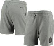 Mitchell & Ness Women's Mitchell & Ness Heathered Gray Inter Miami CF Logo Shorts