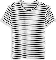 Madewell Perfect Stripe Cotton Crewneck T-Shirt
