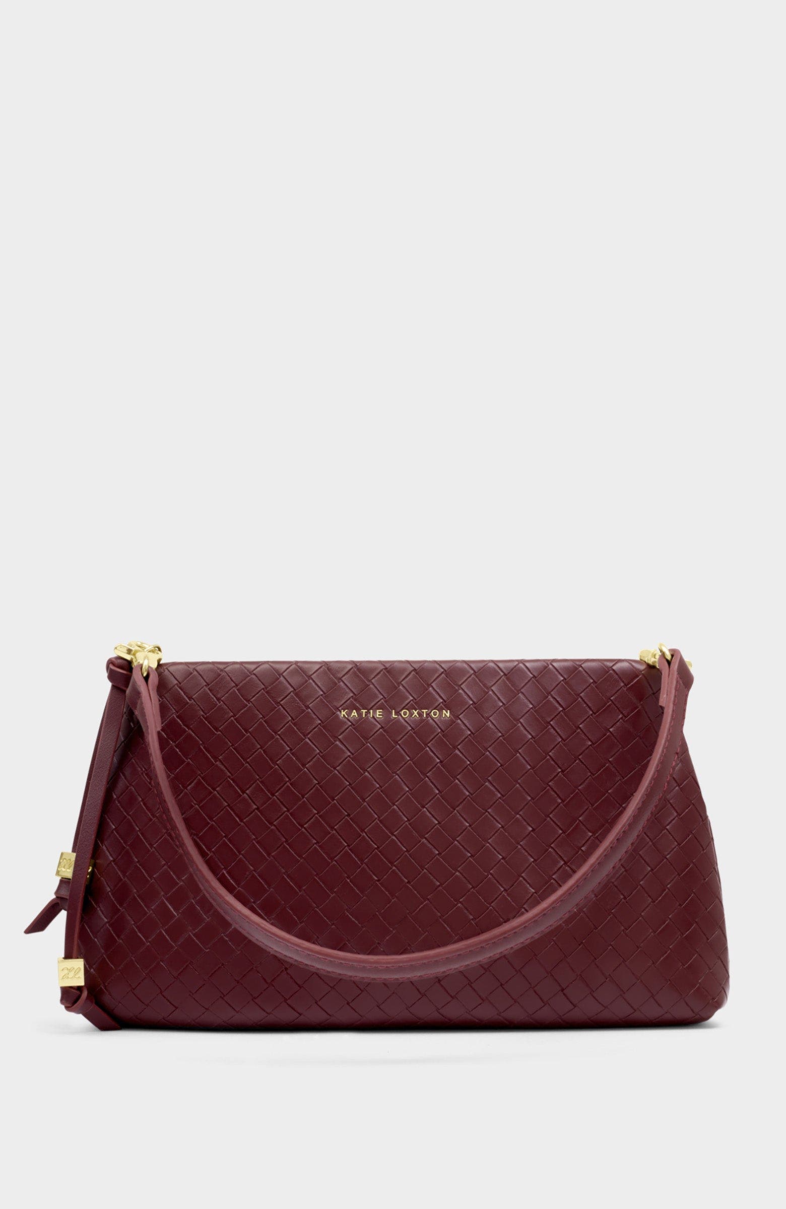 Nova Small Shoulder Bag, Alternate, color, Cherry Woven