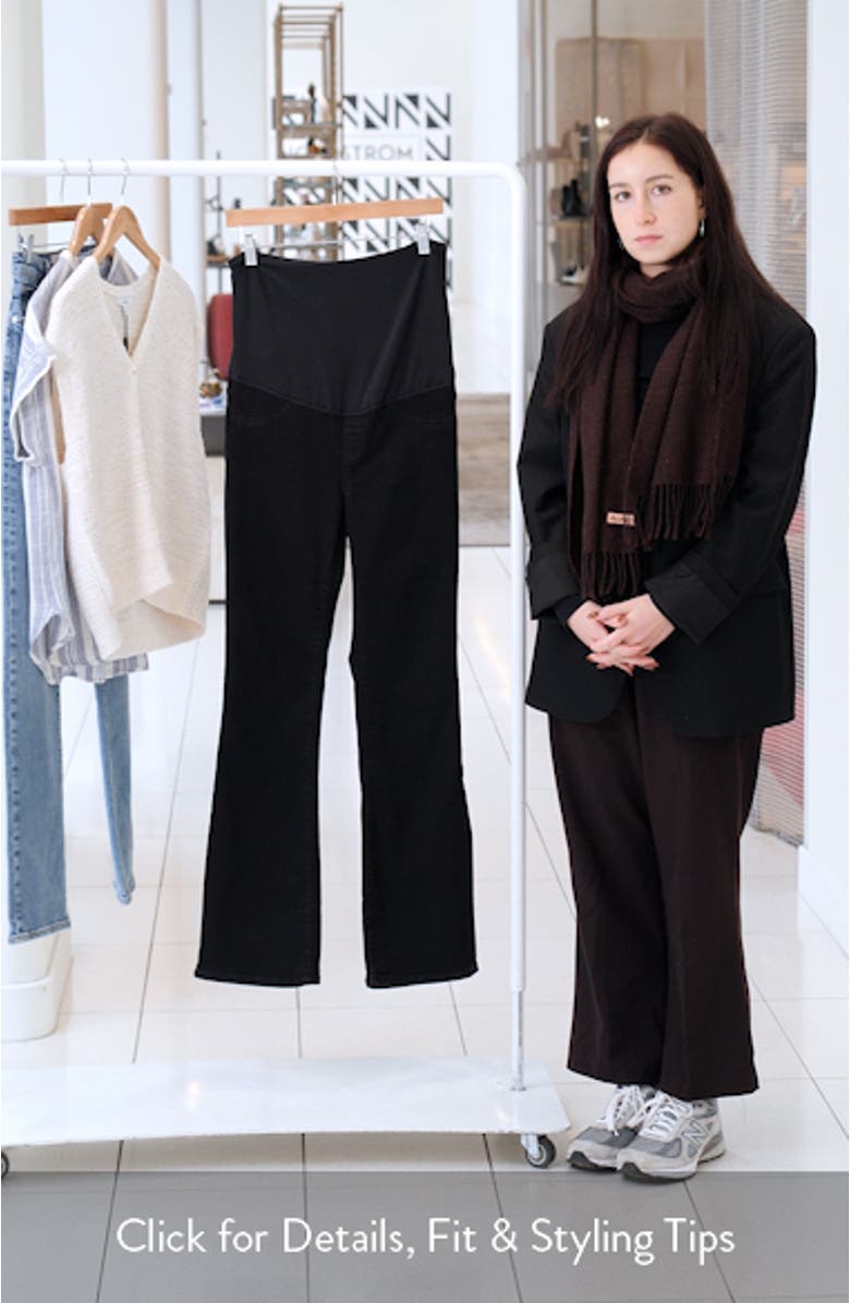 Over the Bump Maternity Flare Leg Jeans, sales video thumbnail