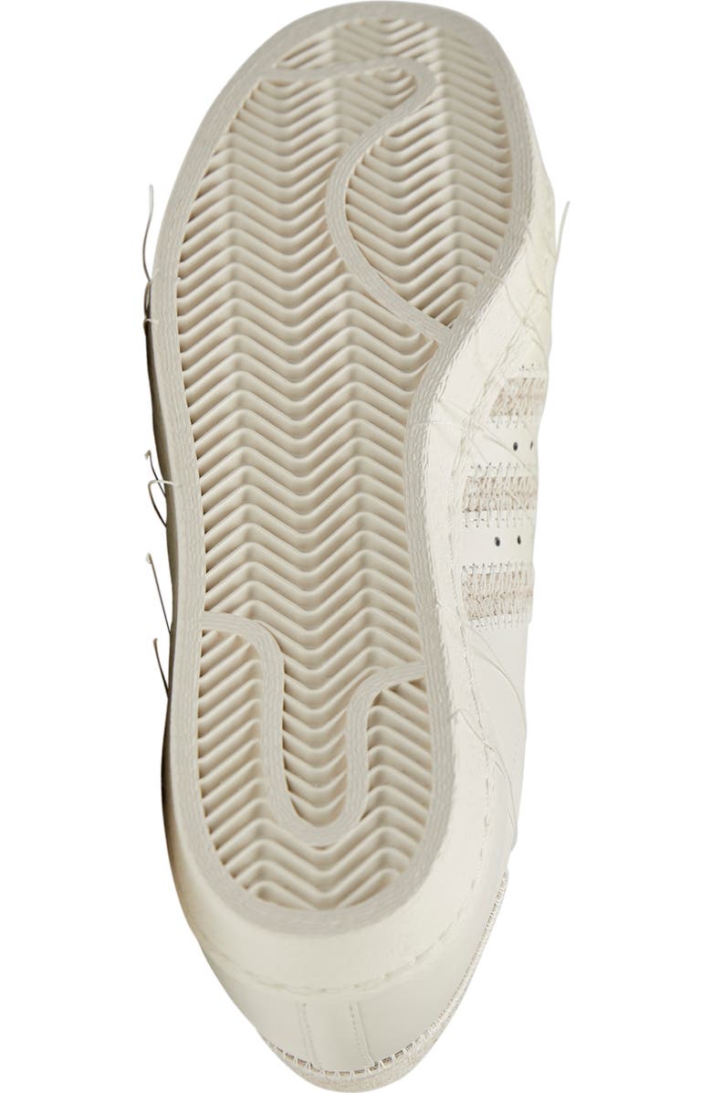 adidas Superstar Sneaker, Alternate, color, Off White/White/ White