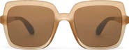 TOMS Athena 56mm Square Sunglasses