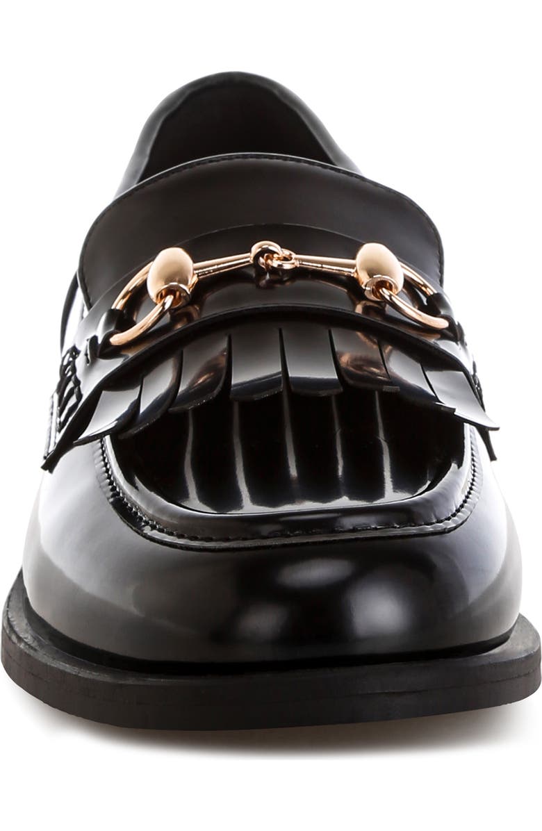 LONDON RAG Marbin Bit Kiltie Loafer, Alternate, color, Black