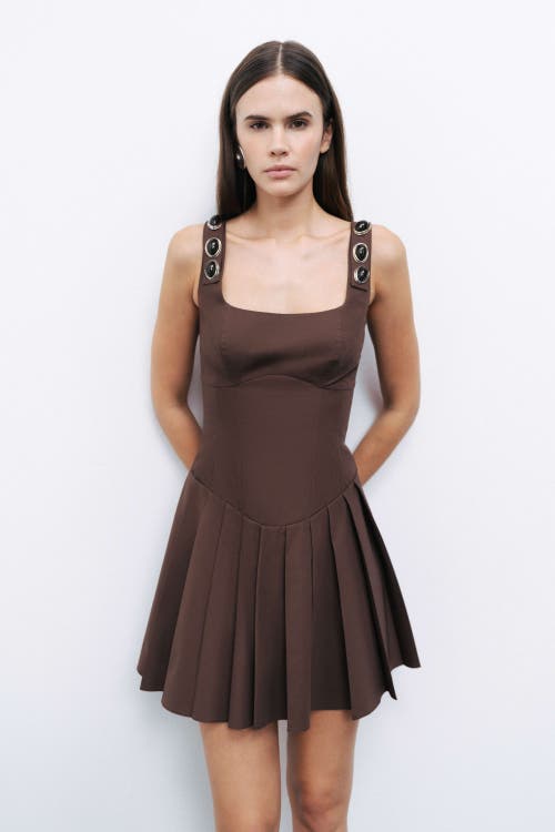 NOCTURNE NOCTURNE CORSET LOOK MINI DRESS 