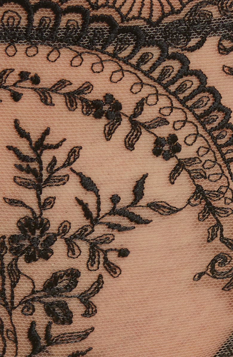 Dita Von Teese Severine Thong, Alternate, color, Blush/ Black