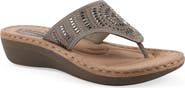CLIFFS BY WHITE MOUNTAIN Cienna Thong Comfort Sandal
