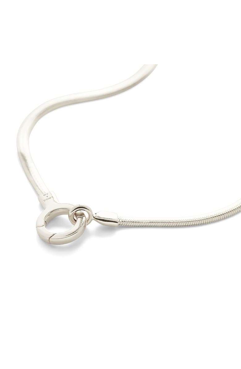 Monica Vinader Snake Chain Necklace, Alternate, color, Sterling Silver