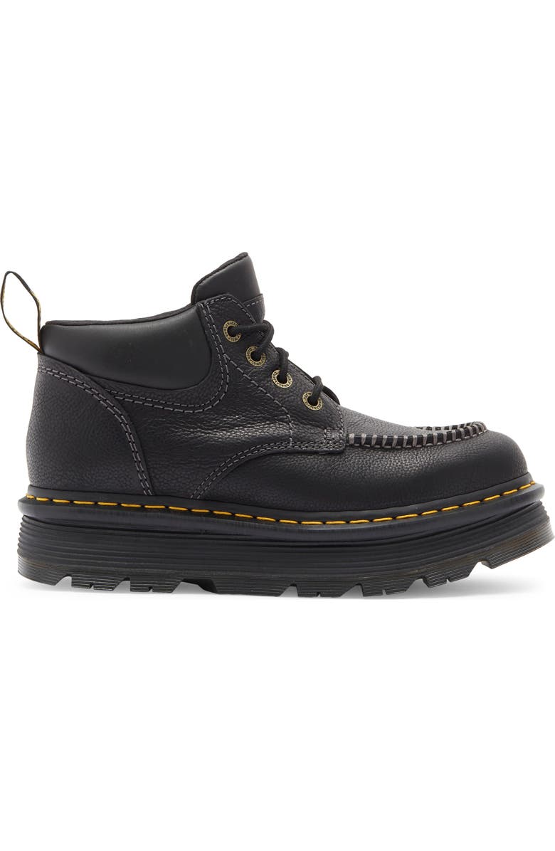 Dr. Martens Zebzag 4-Eye Lace-Up Boot, Alternate, color, Black