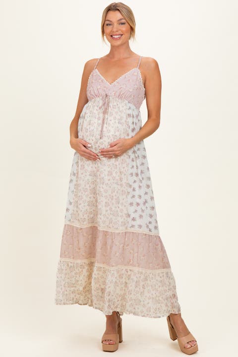 Mixed Floral Maxi Dress