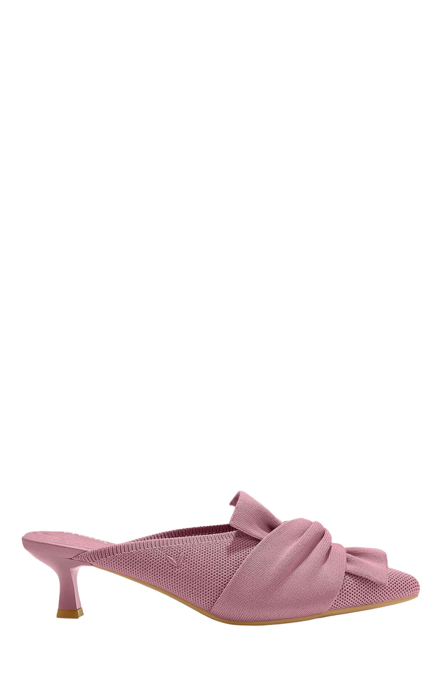 Samira Pointed-Toe Bow Sandals, Alternate, color, Mauve