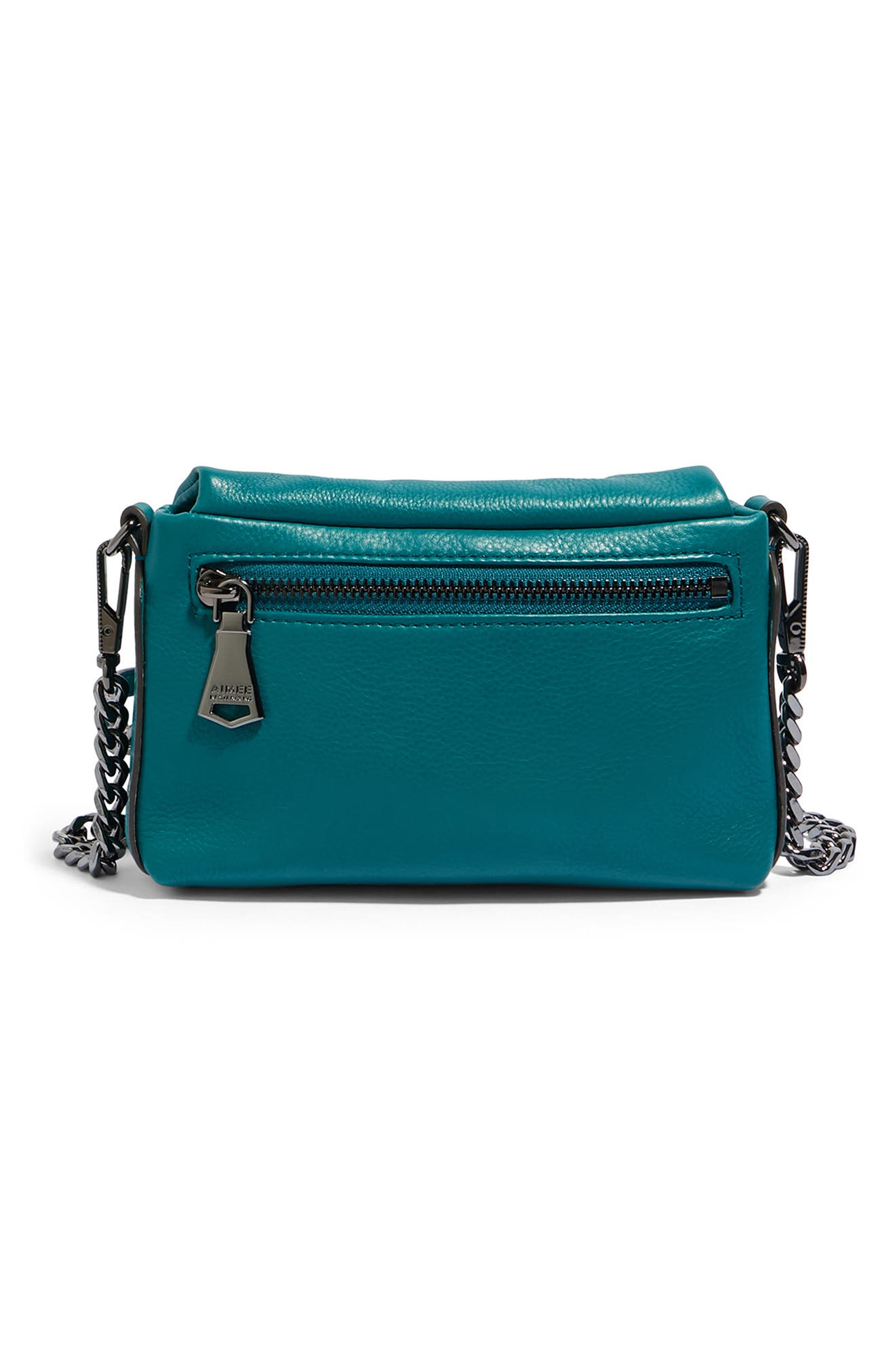 Kestenberg Nordy Leather Mini Crossbody Bag, Alternate, color, RAINFOREST GREEN