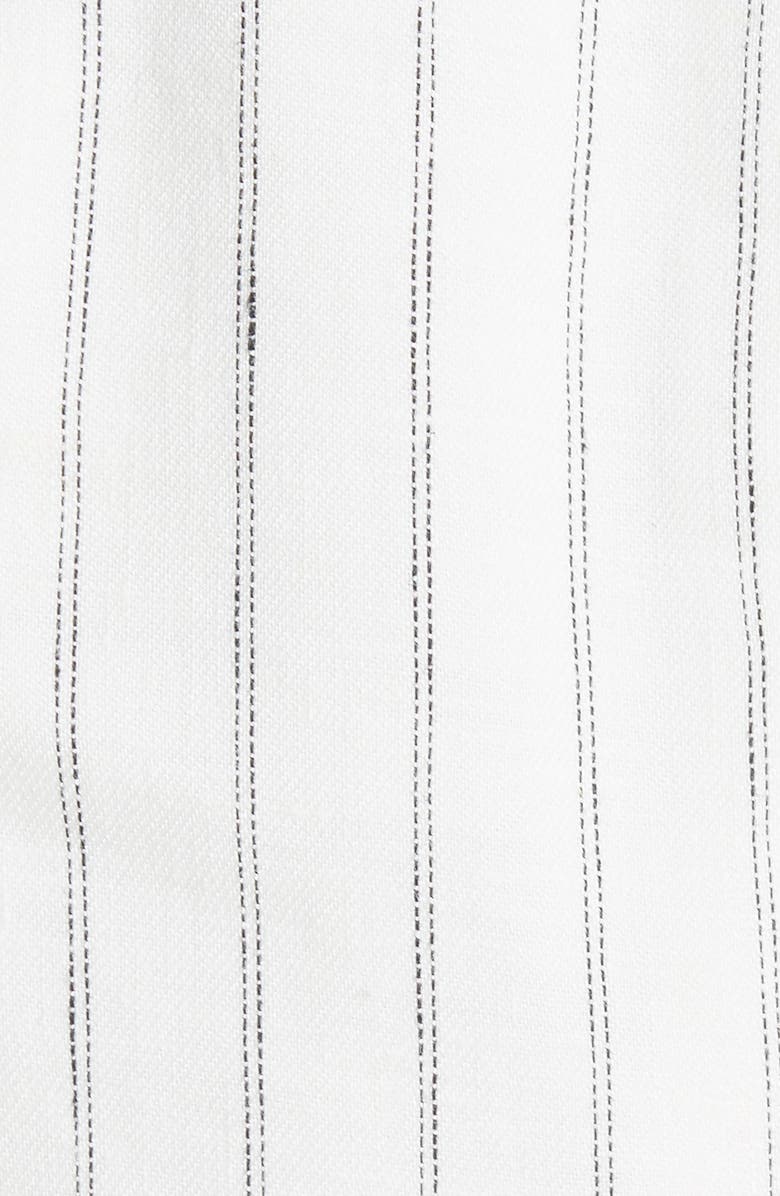 rag & bone Lexington Stripe Linen Blend Blazer, Alternate, color, 