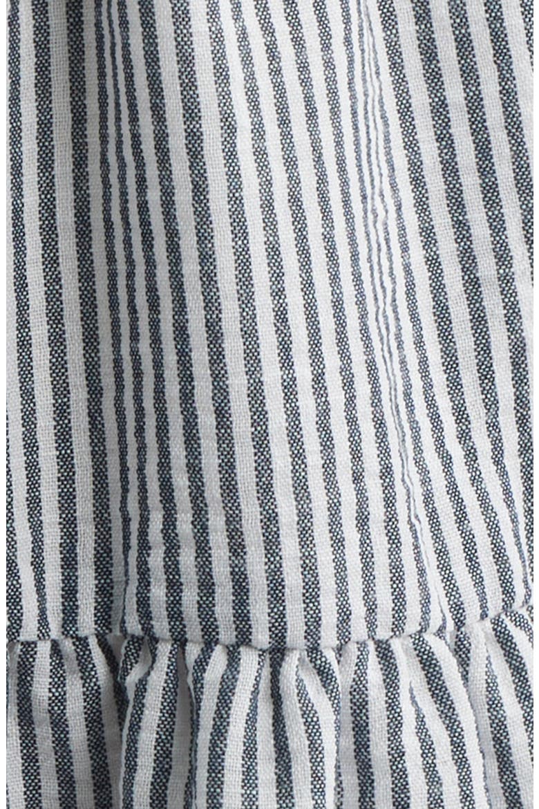 Tiered Stripe Seersucker Dress, Alternate, color, NAVY MULTI