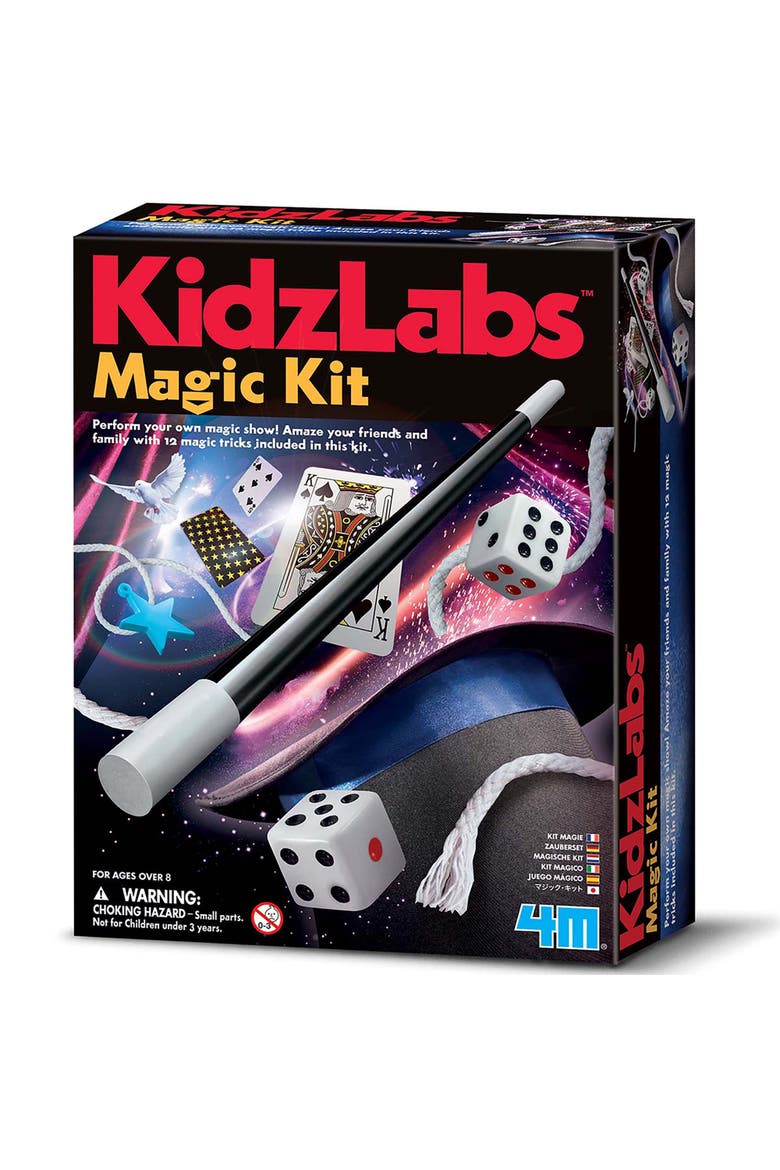 Kidzlabs Magic Kit Learn 12 Magic Tricks, Sleight Of Hand Set, Main, color, Multicolored
