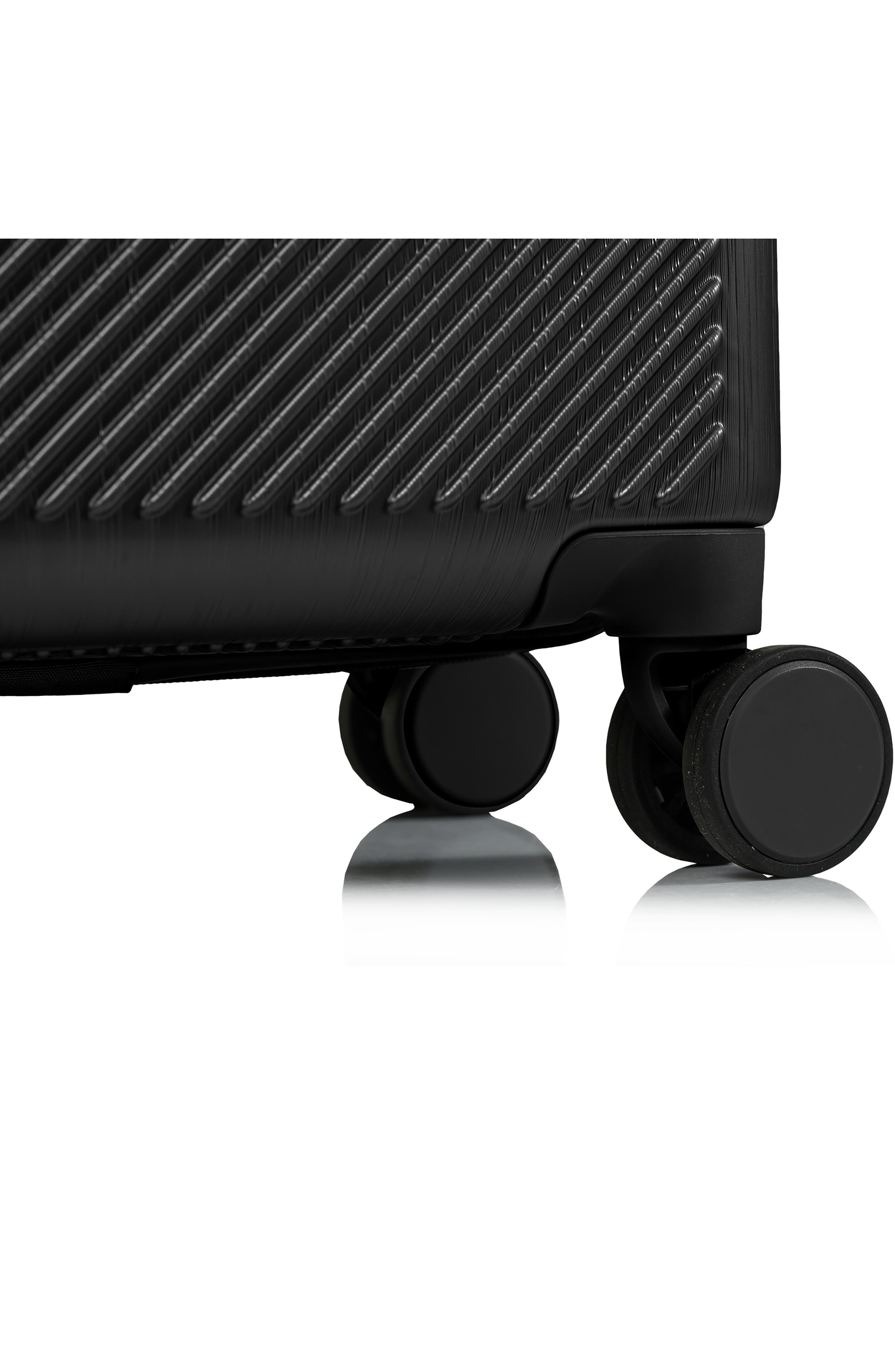 CHAMPS Iconic II Carry-On Hardside Suitcase, Alternate, color, Black