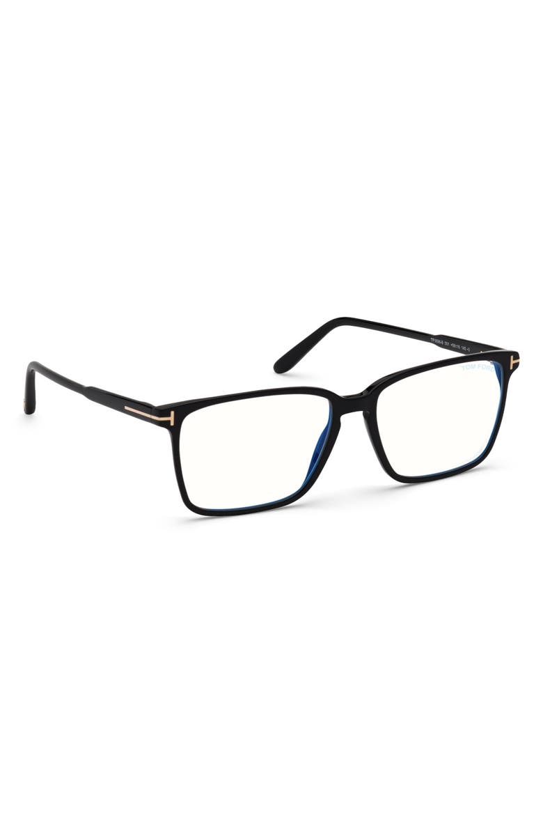 TOM FORD 56mm Rectangular Optical Glasses, Alternate, color, 