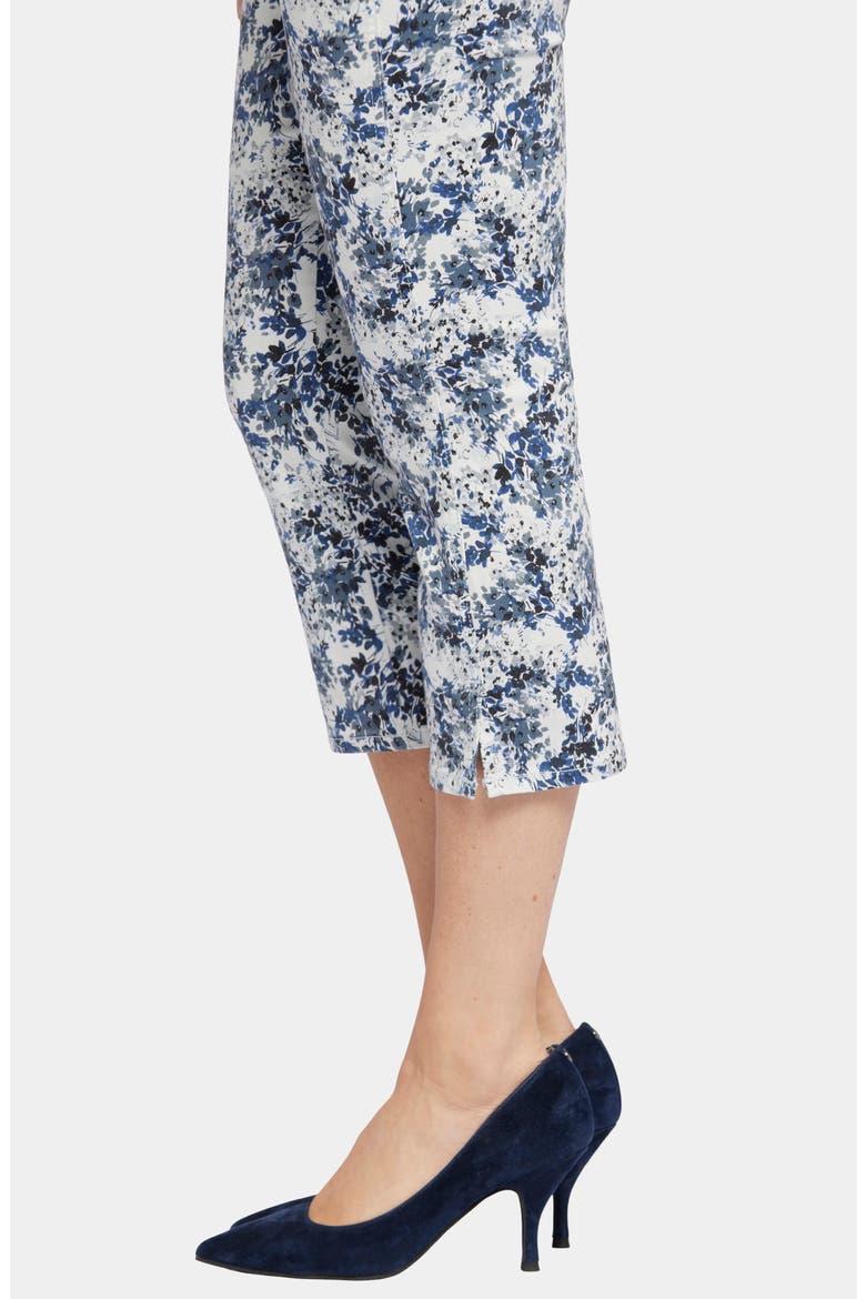 Chloe Side Slit Crop Jeans, Alternate, color, FOREST LAGOON