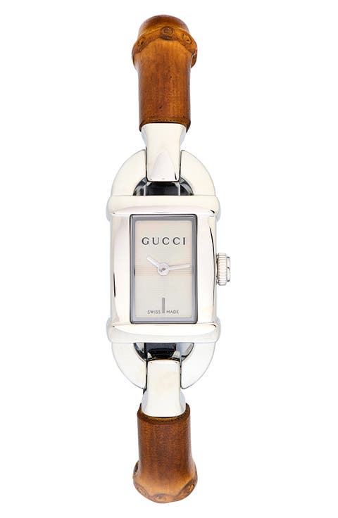 Bamboo Bracelet Watch, 12mm x 34mm