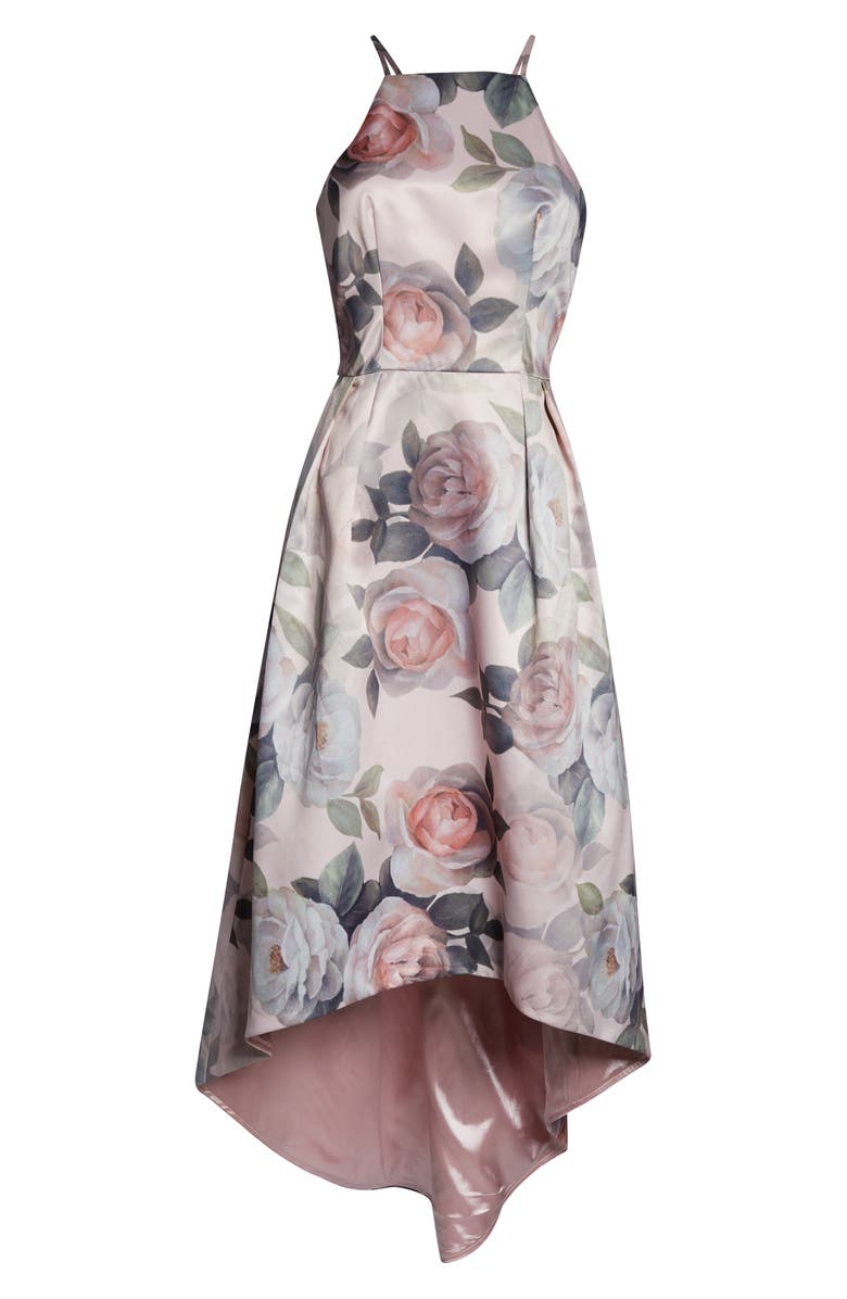 Chi Chi London Shantal Sleeveless High/Low Gown, Alternate, color, 