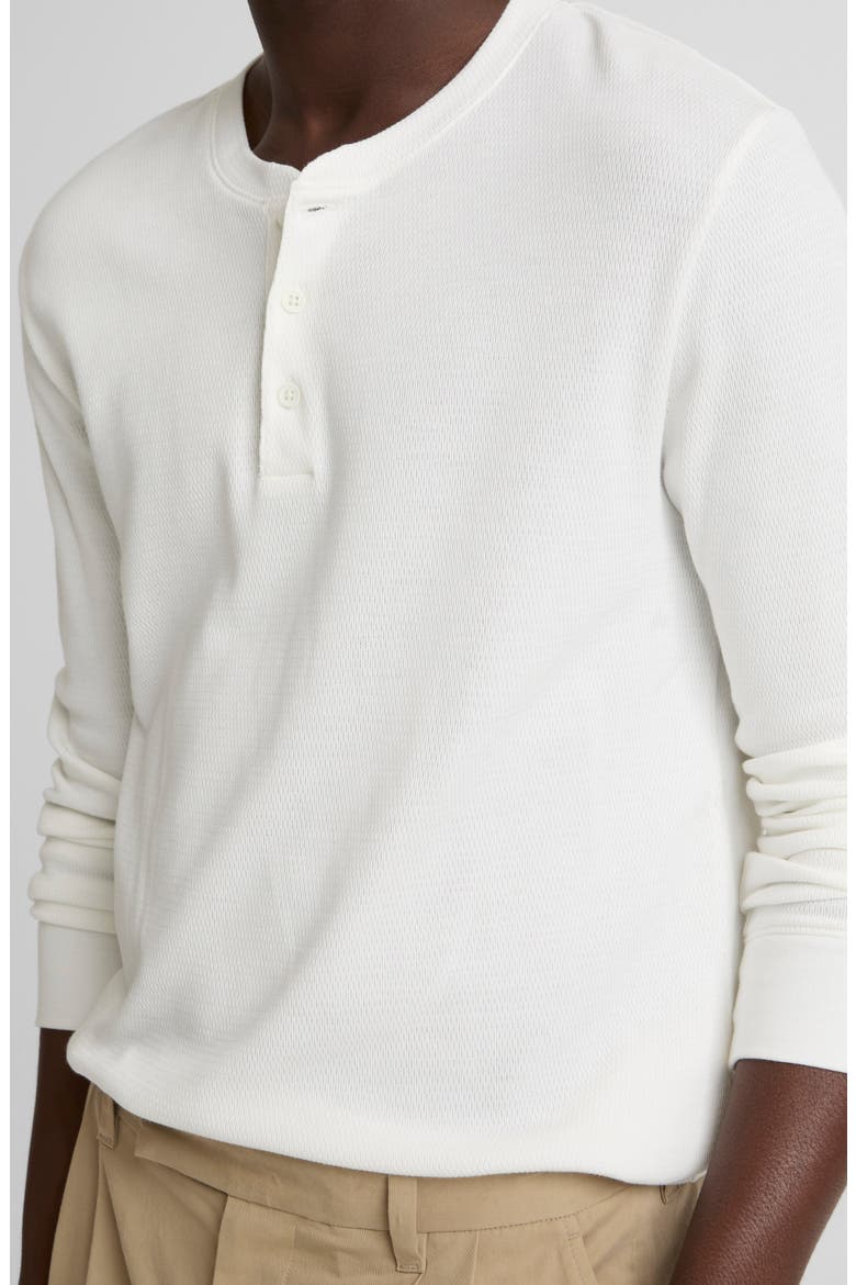 Jacquard Long Sleeve Henley, Alternate, color, OFF WHITE