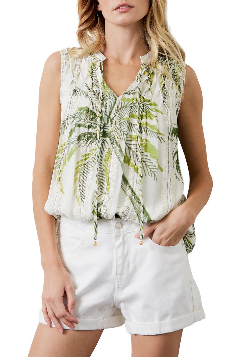 Palmira Sleeveless Top, Main, color, CREAM