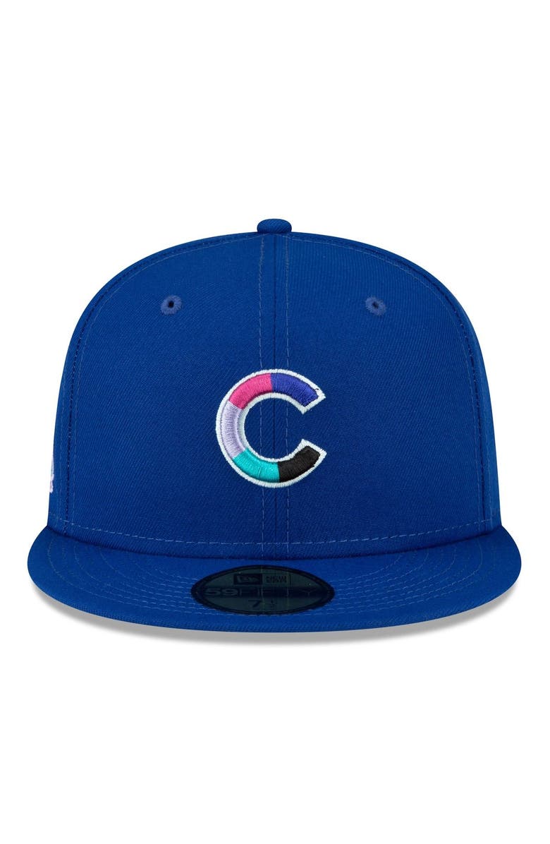 New Era Men's New Era Royal Chicago Cubs 2016 World Series Polar Lights 59FIFTY Fitted Hat, Alternate, color, Royal