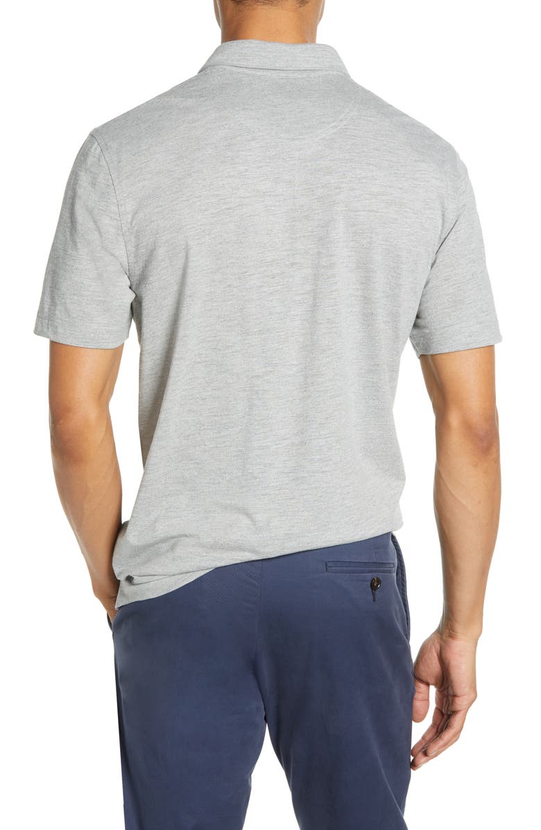 1901 Marled Slub Slim Fit Polo, Alternate, color, 