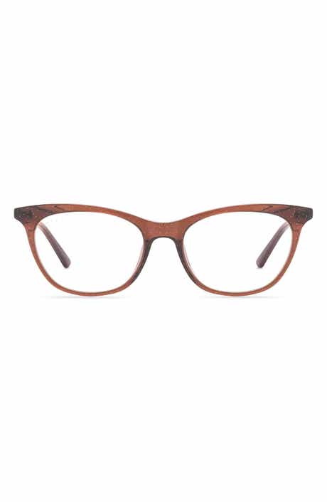 DIFF Jade 51mm Blue Light Blocking Cat Eye Glasses