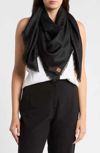 Silk & Wool Jacquard Shawl