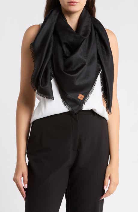 Silk & Wool Jacquard Shawl