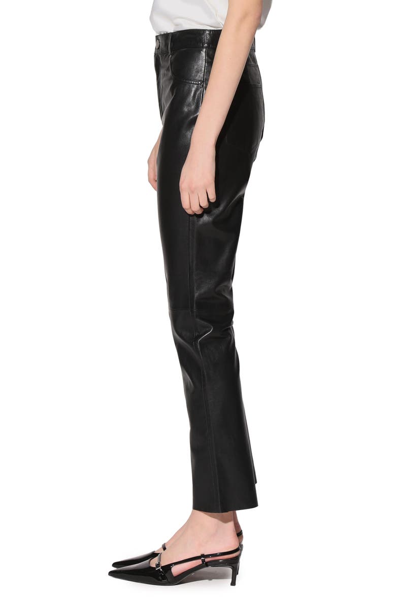 Walter Baker Yvette Wide Leg Leather Pants, Alternate, color, 