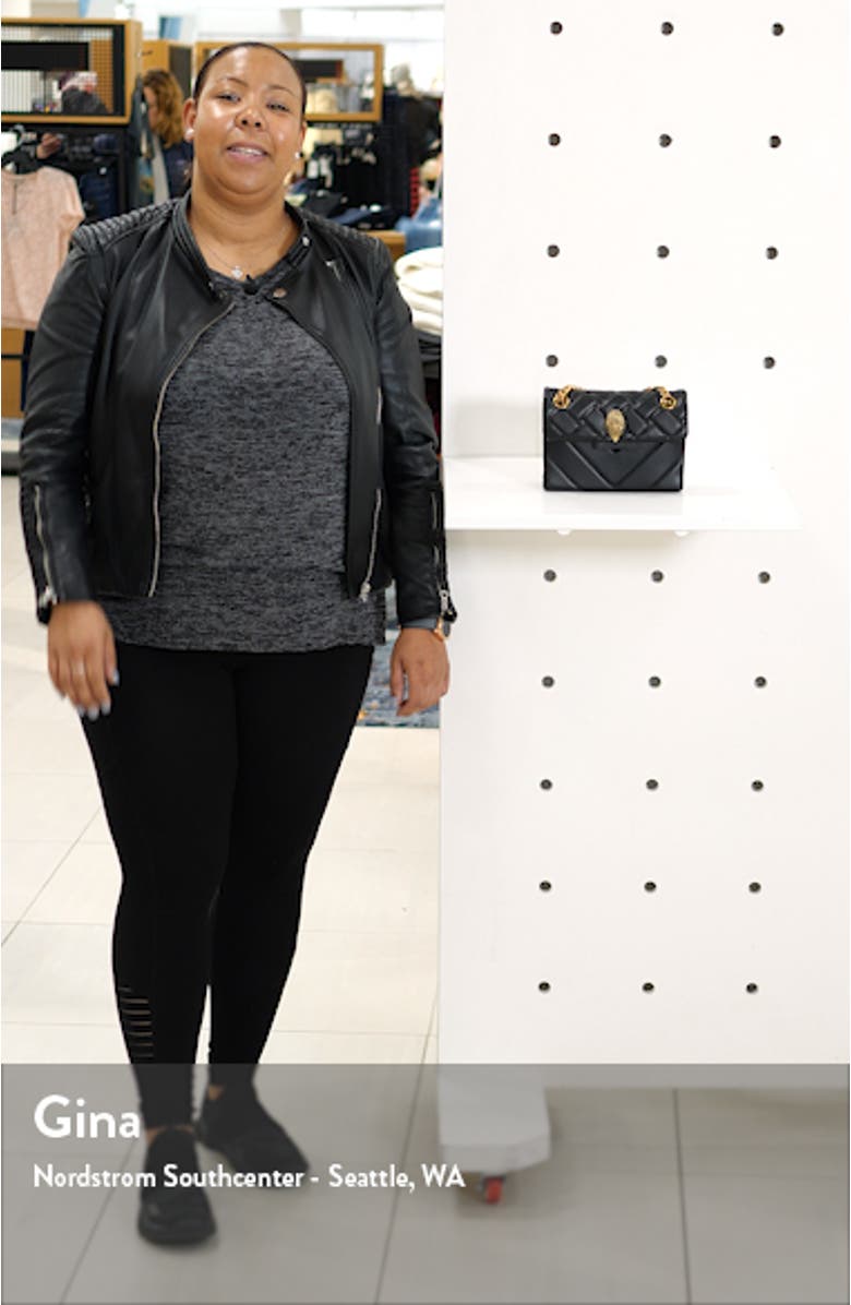 Mini Kensington X Leather Shoulder Bag, sales video thumbnail