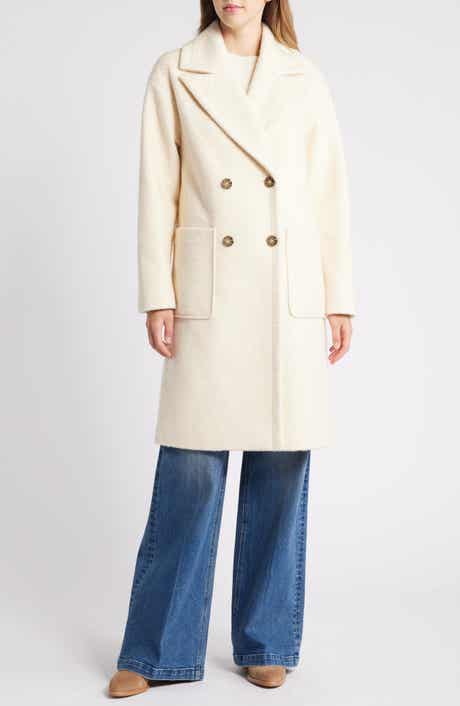 Lucky Brand Bouclé Peacoat