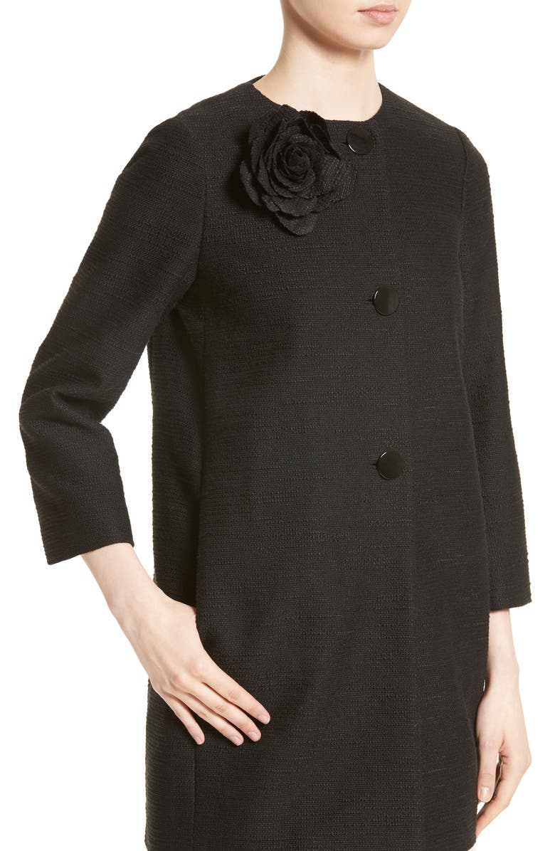 Kate Spade New York tweed coat, Alternate, color, 