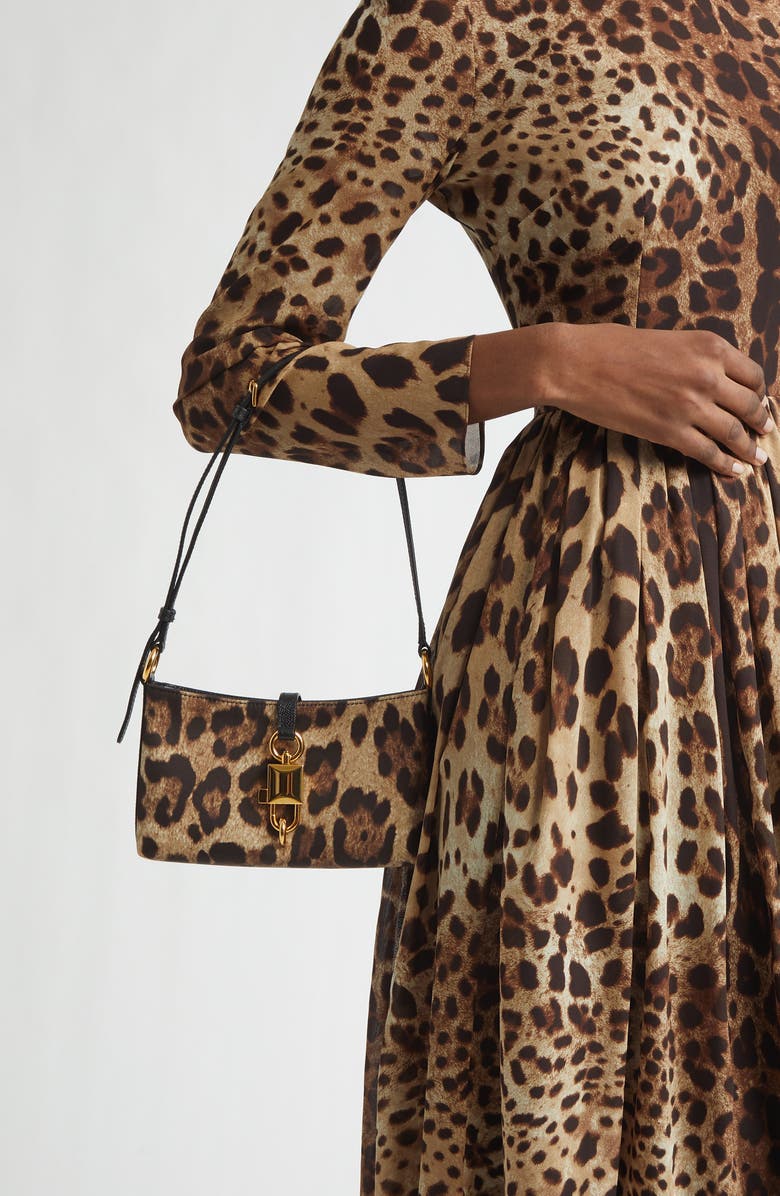 Dolce&Gabbana Sicilian Street Lock Faux Leather Shoulder Bag, Alternate, color, Hy13m Leo New