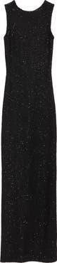 ST. JOHN Aura Sleeveless Stretch Sequin Knit Gown