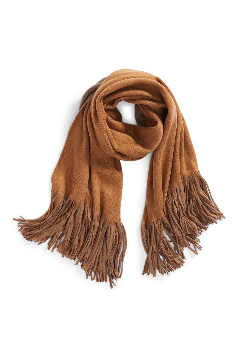 Mercedes Scarf, Alternate, color, CAMEL