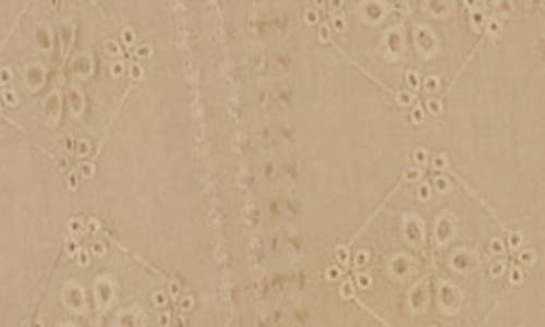 Area Stars Eyelet Embroidered Maxi Dress In Brown