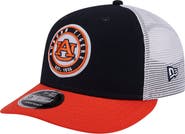 New Era Men's New Era Navy Auburn Tigers Throwback Circle Patch 9FIFTY Trucker Snapback Hat