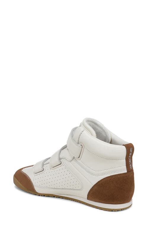 Veronica Beard Nima High-top Velcro Sneaker In Brown