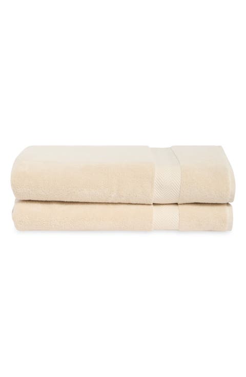 Organic Hydrocotton Set of 2 Bath Sheets