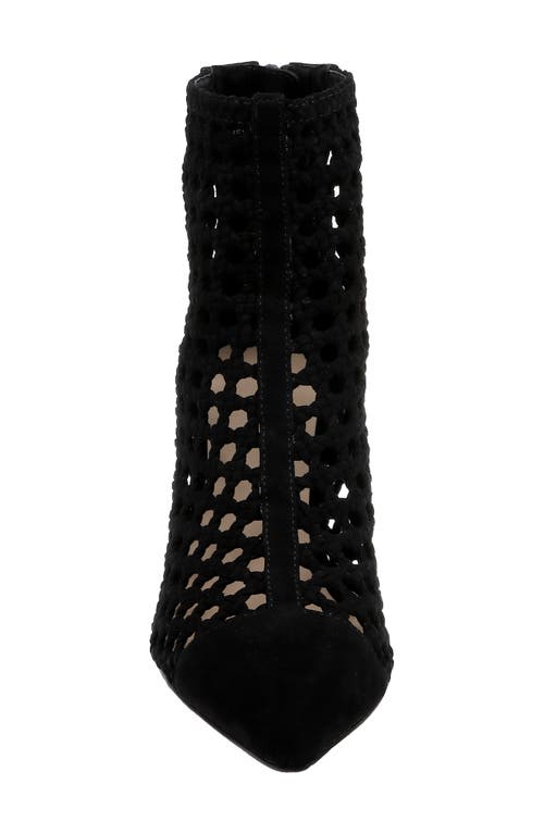 L Agence L'agence Josefine Open Weave Bootie In Black