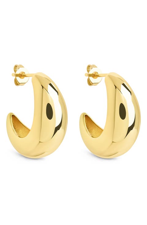 Julia Micro Huggie Hoop Earrings