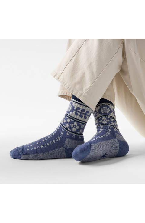 Everyday Cozy Retro Sunflower Crew Socks
