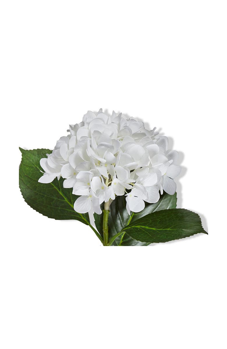 tag White Hydrangea Stem Artificial Leaf Spray Indoor Decor, Alternate, color, White