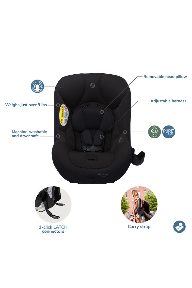 Romi Convertible Car Seat, Alternate, color, SEA SHADOW