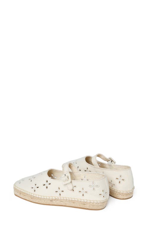 Loeffler Randall Clover Espadrille Mary Jane Flat In Natural